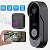 Generico Video Citofono con Telecamera - Video Campanello Senza Fili,Rilevamento Movimento Dialogo Bidirezionale Archiviazioni Cloud Monitor Sicurezza per Casa Interna Porta Ingresso Negozio