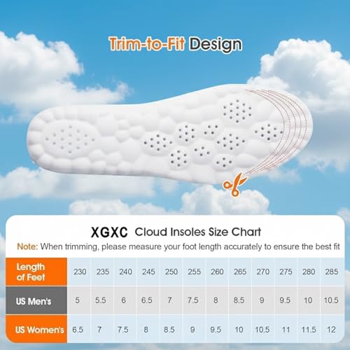 Image of 4D Cloud Steppers Insoles for Men and Women, Work Boot Cushioning Inserts