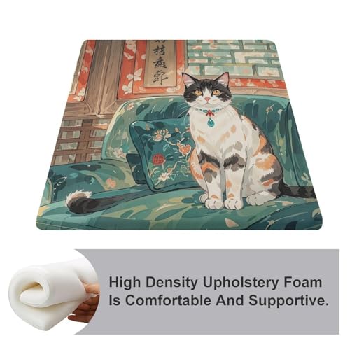 Coussin de sol de méditation chat pour pique-nique confort