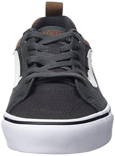 Vans Vans Men's Filmore Trainers, Suede Canvas Dark Grey White, 13 UK