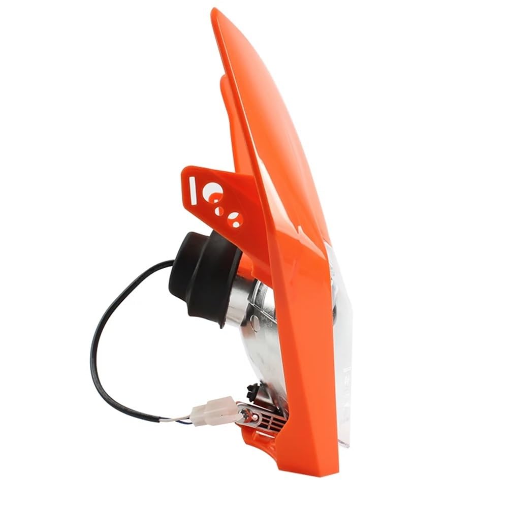 Faro delantero de motocicleta compatible con placa de faro LED KTM EXC XC SX EXCF XCW SXF 125 a 500 2018-2023 Supermoto Motocross Headlam(Black)
