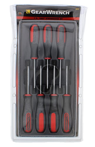 GEARWRENCH 80054 7 Piece Torx Dual Material Screwdriver Set
