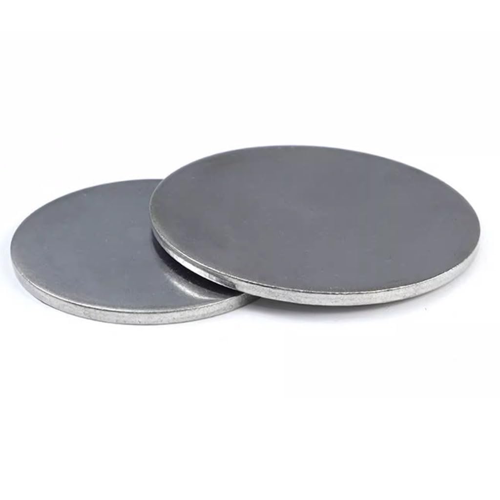 Stainless Steel Round Disc, 304 Stainless Steel Round Sheet 2 pcs Multiple Sizes(42mm*1.3mm)