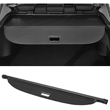 Motoforti Car Trunk Retractable Cargo Cover for Kia Niro 2017-2022 Rear Trunk Parcel Shelf Luggage Security Shield Shade, Canvas, Gloss Black