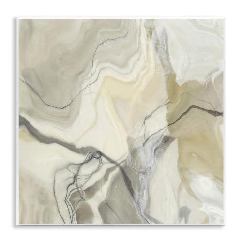 Stupell Industries Intricate Abstract Marble Geode Pattern Modern Beige, Design by Alpenglow Workshop
