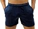 LOBBO Jersey Mens Short Large Navy Blue