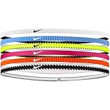 NIKE ナイキ ユース フレックス クラシック スリム ヘッドバンド6本パック ボルド/ビビットピンク/ホワイト BN2092-702