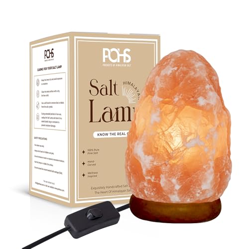 POHS 7 Inches,4-5 lbs, 100% Authentic Natural Himalayan Pink...