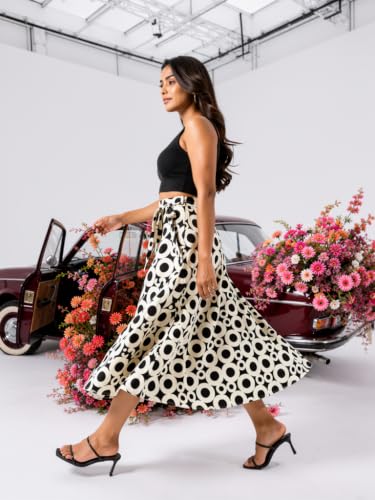 Image of Women's Boho Skirt High Low Split Summer Beach Midi Wrap Skirts