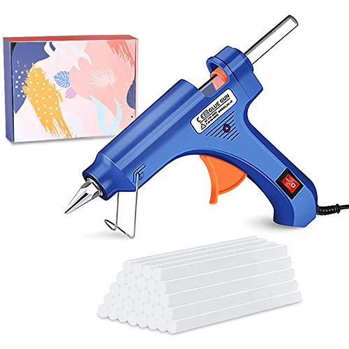 Hot Glue Gun,TOPIND Mini Hot Melt Glue Gun Kit with 40 Pcs Glue Sticks,High Temp Glue Gun for DIY Craft,Home Quick Repairs