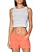 Produktbild Superdry Damen Chino HOT Shorts, Orange (Fluro Coral MMF), XL (Herstellergröße:16)