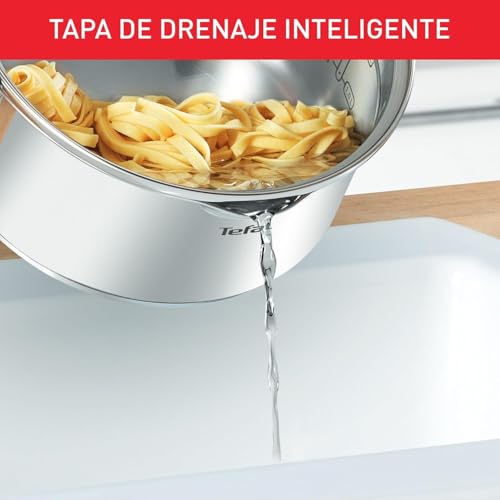 Miniatura 5 de Tefal Duetto - Cazo De 16 Cm, Apto Inducción, Thermo-Fusion, Apto Lavavajillas Y Horno, Marcas De Medición, Acero Inoxidable