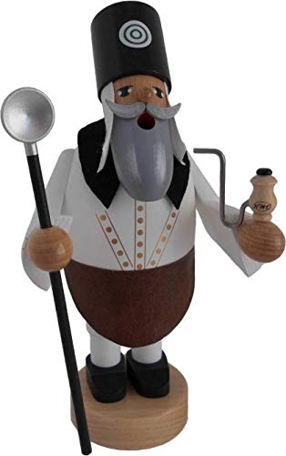 Figurine de fumoir bonhomme fumeur d'encens Schmelzer bois
