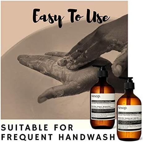 Aesop Reverence 500ml And Resurrection Aromatique 500ml Handwash Duo Set Essential Botanical Extracts With Bergamot Mandarin Rind Gentle Formulation Single Pump Gel Exfoliate Cleanse Refreshed Skin