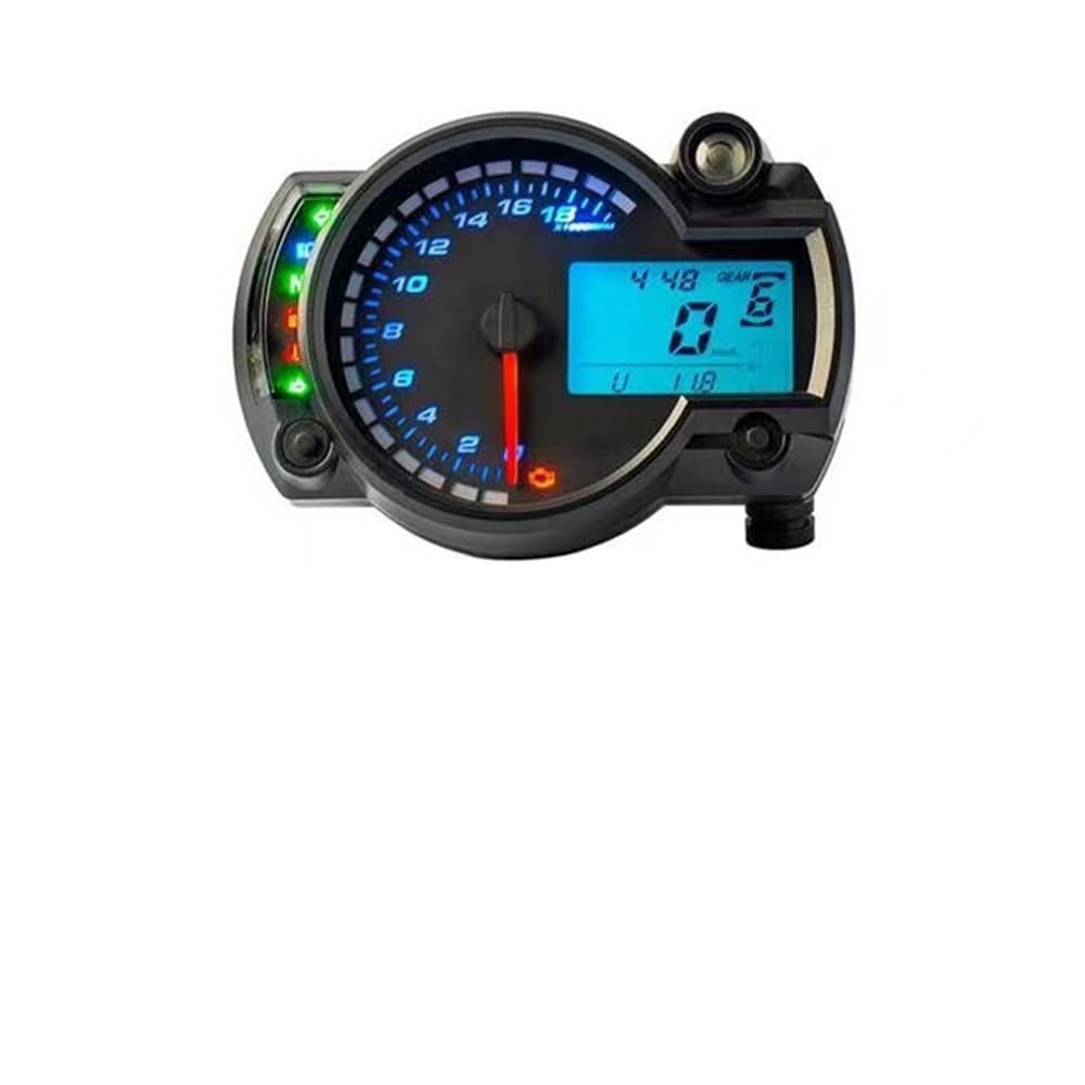 Contachilometri digitale Contachilometri digitale universale a 7 colori per moto, contachilometri MAX 1800 giri/min, cruscotto per moto