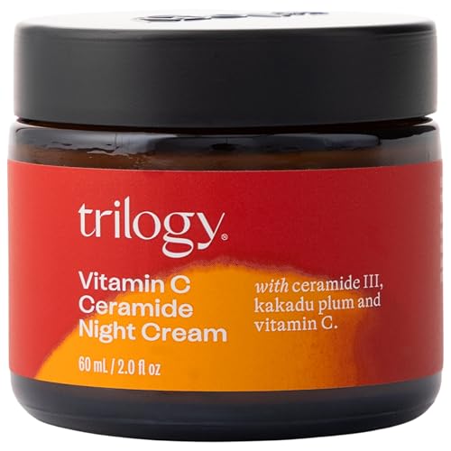 Trilogy Vitamin C Ceramide Night Cream, Illuminating & Firming, 2 Fl Oz