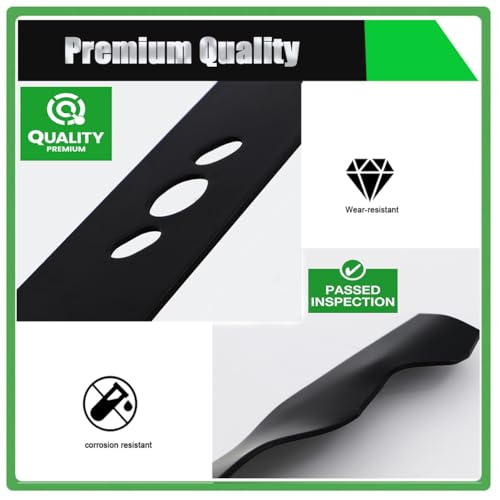 (2 Pack) 2105200317A 21 inch Push Mower Blade Compatible with Murray Hyper Tough,Blackmax, MNA 152901,152701,152903,152905, 84005221, 2105200317,Lawn Mower Blades