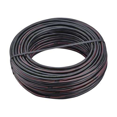 DEBFLEX - Câble Electrique U1000R2 V 3G1,5 mm² - Couronne de Câble Tripolaire Rigide - Pour Tous Types d'Installations Electriques - 50 Mètres - Noir