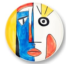 Large 13" Handmade Ceramic Serving Plate – Spanish Stoneware Platter