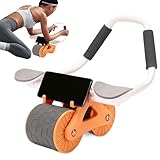 Amigable: transición sin entre el entrenamiento muscular abdominal y el apoyo a las tablas con el sistema de frenado auxiliar inteligente integrado del rodillo AB, proporcionando una experiencia y facilidad de uso suave mientras reduce la intensidad del entrenamiento