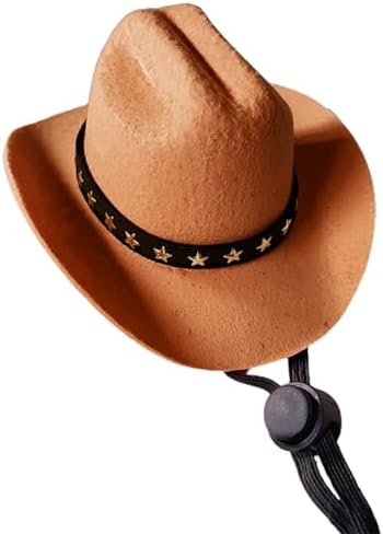 Pet Headwear,Funny Cat Hat Cowboy Hat Costume Birthday Western Co...