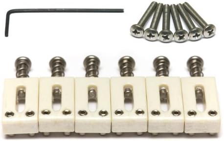 Graph Tech TUSQ Stratocaster/Telecaster Style Guitar Saddles 2 1/16 inch Spacing