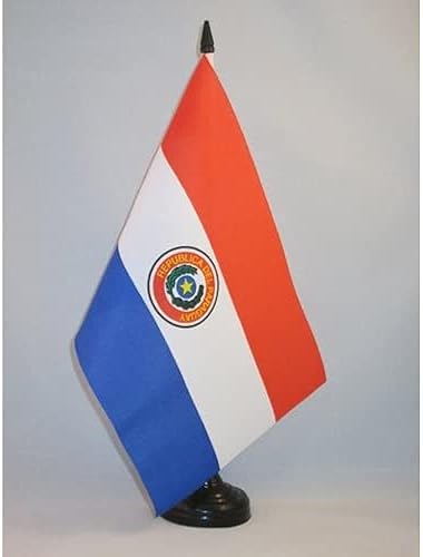 Miniatura 11 de Bandera de mesa Colombia 5'' x 8'' - Bandera de escritorio colombiana 8.3 x 5.5 in - Barra y base de plástico negro - AZ FLAG