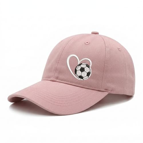 Fkatuzi Soccer Hat for Men Women Embroidered Vintage Heart Graphic