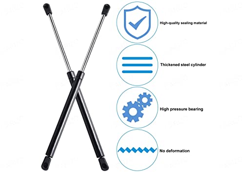 Image of Superlift Rear Boot Struts | Dicky-Diggi-Dikki Shocker | Gas Spring | Lift Support | Door Balancer Compatible with Maruti Suzuki Swift (Type-5) 2018-2022 - Pack of 2