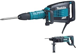 Makita HM1214CX 27-Pound AVT Demolition Hammer, Blue