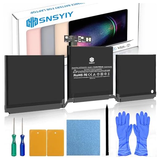 MacBook Pro A1708 Battery A1713 for MacBook Pro 13 Inch A1708 Late 2016 Mid 2017 (EMC 2978 3164), A2171 Laptop Replacement Battery for MacBook Pro 13 Inch A2159 (2019) A2289 (2020) A2338 (2020)