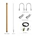 Fiberglass Antenna Kit for Helium Hotspot Outdoor/Indoor 915MHz 5.8 dBi White Omni Directional N Type Male Works with RAK Bobcat Sensecap Nebra Linxdot MNTD Helium Hotspot HNT Mining Miner