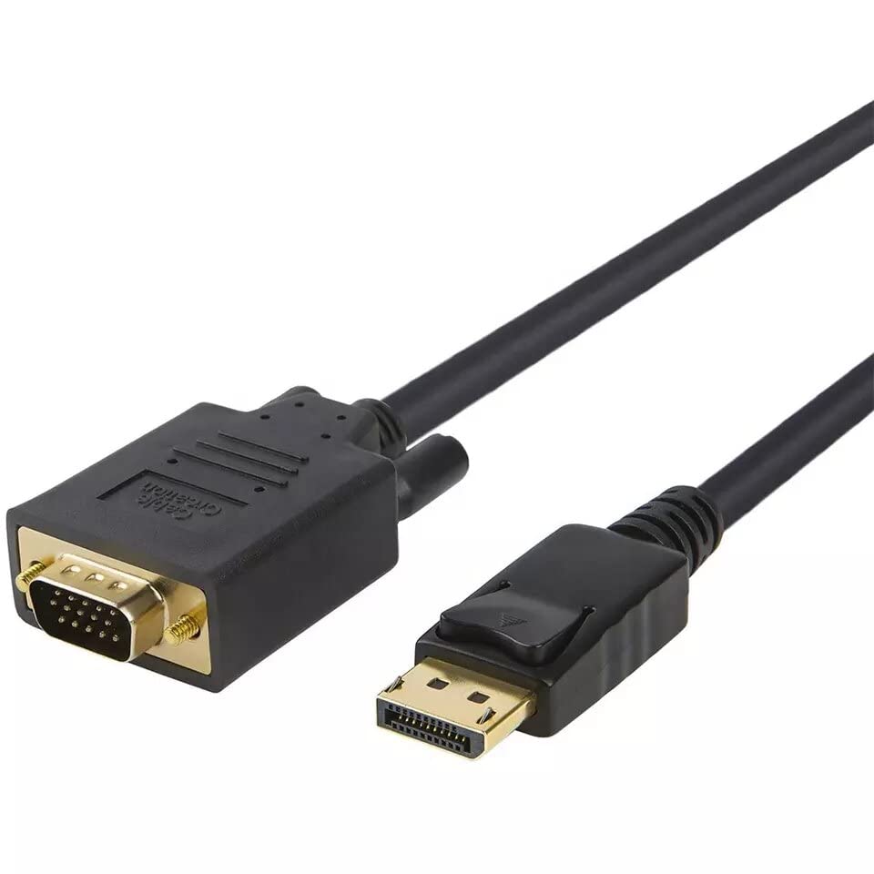 CARE CASE® DisplayPort Dp Display Port to VGA Adapter Converter Male to Male Gold-Plated Cord Cable For Monitor Projector Displays (1.8 Meter) (B0BP2CZCQ8) Amazon Price History, Amazon Price Tracker