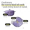 Lodge Essential Enamel Cast Iron Dutch Oven - Perfect for Bread Baking, Braising, Marinating & Slow Cooking - Features Moisture-Sealing Lid & Dual Handles - Kitchen Essentials - 6 Quarts - Lilac #5