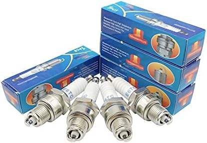 10pcs Outboard Yacht Spark Plug E6TC /Fit For BP7HS 145BU Z41 W5BC N14YC L87YC W22FP-U BP6HS BP5HS C42CFS 4113 14-5BU L82YC F85CP Engine Spark Plug