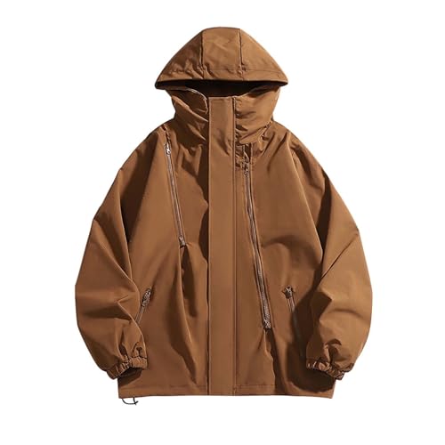 Chaqueta impermeable ligera de manga larga que frena la lluvia y el viento