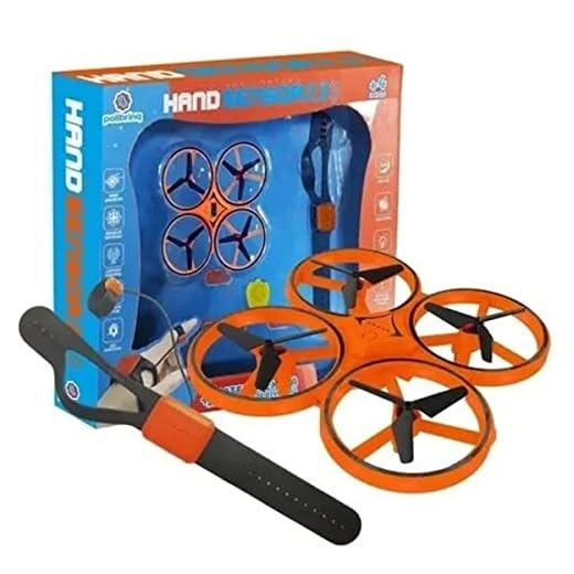 DRONE QUADRICÓPTERO HAND SENSOR 2.0 INDUÇÃO CONTROLE REMOTO - Mega Compras