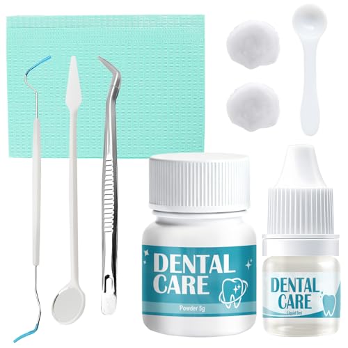 Cemento Dental, Pegamento Dental, Composite Dental para Corona y Puente o para Rellenar una Caries