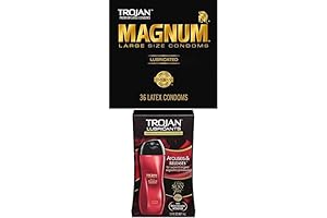 Trojan Magnum Lubricated Condoms + Lubricant