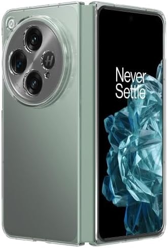 GooseBox Clear for OnePlus Open Case, Anti-Yellowing Slim Thin Crystal Transparent Protective Phone Cover for One Plus Open 5G Case 2023 (Clear)