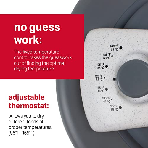 Nesco Fd-60 Snackmaster Express Food Dehydrator For Great Jerky And Snacks, 4 Trays, Gray #TOP1