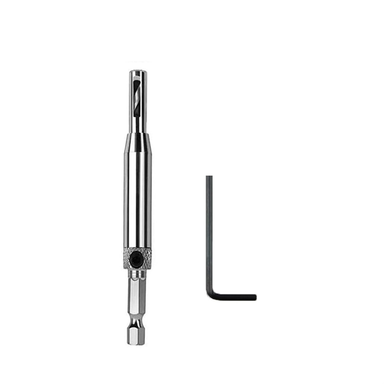 2pcs Hinge Drill Bit Core Set Hole Puncher for Doors Self Centering Woodworking Power Tools Center(5mm)