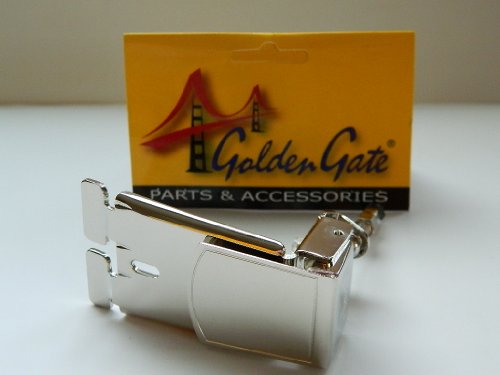 Golden Gate P-118 Old Presto Style Banjo Tailpiece - Nickel