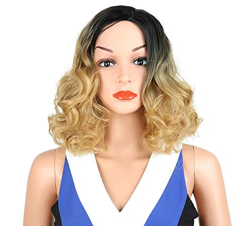 Perruque jaune naturel femme cheveux longs pour un style élégant au quotidien