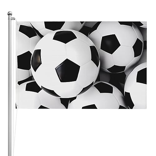 Drapeau ballon de football anti-UV qui ne décolore pas au soleil