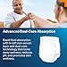 McKesson Ultra Plus Bariatric Briefs, Heavy Absorbency, Disposable Adult Diapers with Tabs, White (Medium, 96, Count)