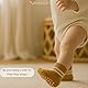 Bio-Baumwolle Stoppersocken Kleinkinder Baby ABS Antirutsch Socken | Rutschsocken für Neugeborene Jungen Mädchen Tennissocken Sportsocken (DE/NL/SE/PL, Alter, 12 Monate, 24 Monate, Weiß (Gestreift))