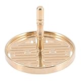 TOYANDONA Molde de Cobre para Sello de Incienso con Diseño Chino Prensa Ergonómica Antideslizante para Conos Artesanales Herramienta Duradera para Meditación y Decoración Sala y Templo