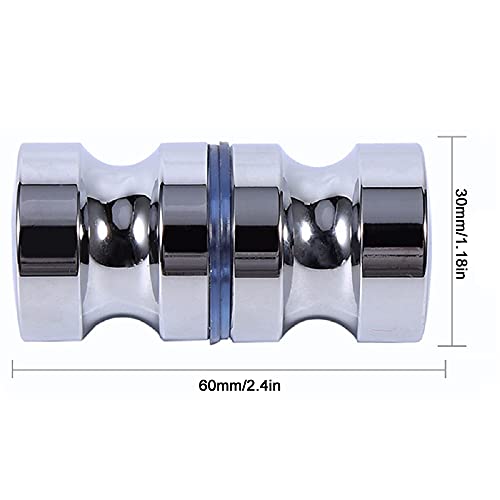 Lyang Aluminum Alloy Door Handle Single Glass Door Handle Bathroom Shower Cabinet Handle With Screws, Suitable For Most Glass Doors Of Home Or Office #TOP1