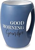 Pavilion - Good Morning Grandpa - Navy Blue Huggable Hand Warming 16 oz Mug